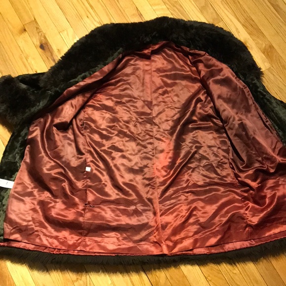 ✈️Penny Lane Vintage Fur Teddy fuzzy shearling Phoebe winter collar fluffy rare - Picture 8 of 14